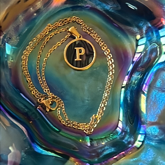 P Letter Necklace - Picture 4 of 4